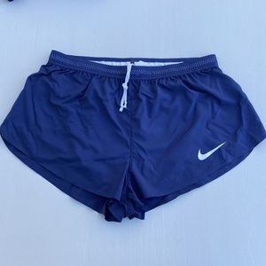 Nike Pro Elite Shorts Mens XL 2XL 3XL 2in Track Running Race Racing Navy Blue